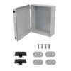 KG-4050 - 400x500x200mm Tablero Estanco Gris Plastico IP66 RoHS c/Placa - Imagen 3