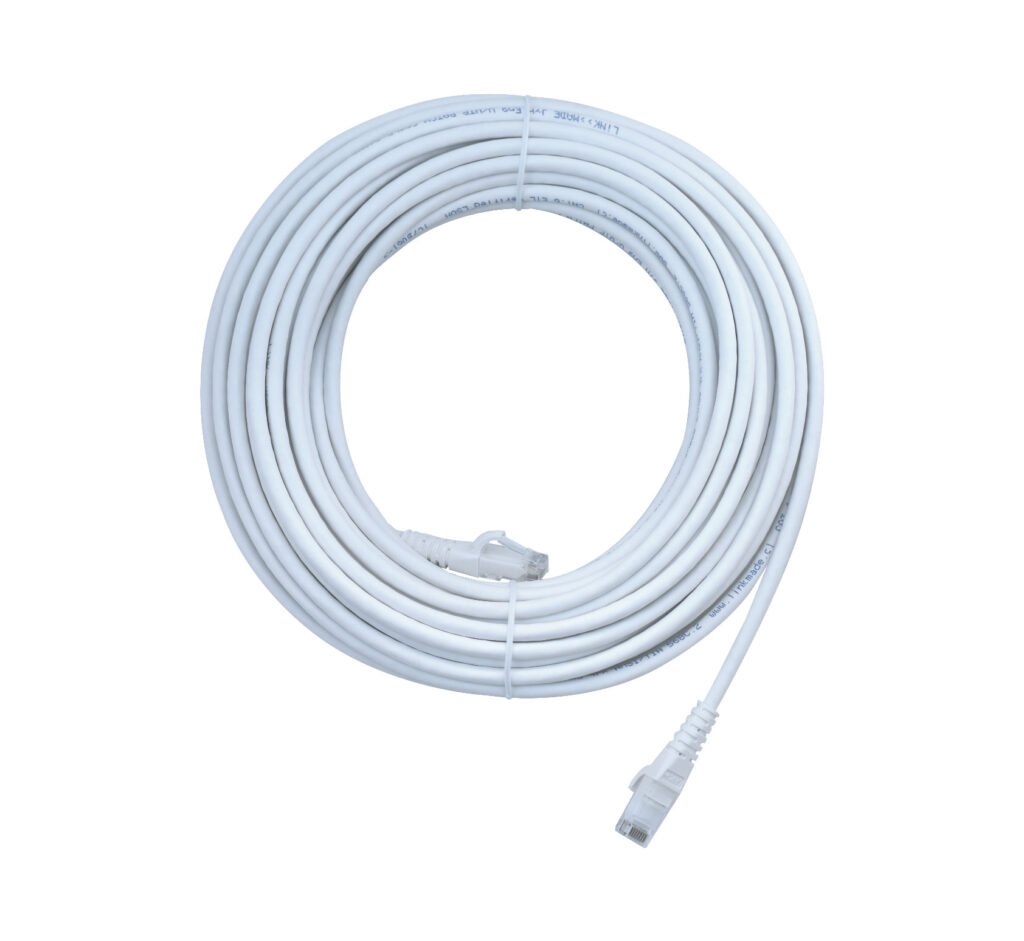 CP6W-150L - LINKMADE 15mt Cat6 U/UTP Blanco LSZH Cable Patch Inyectado Multifil