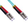 JF3LL1 - 1mt LC-LC OM3 MultiModo MM Duplex Jumper Fibra 3.0mm 50/125um LSZH - Imagen 2