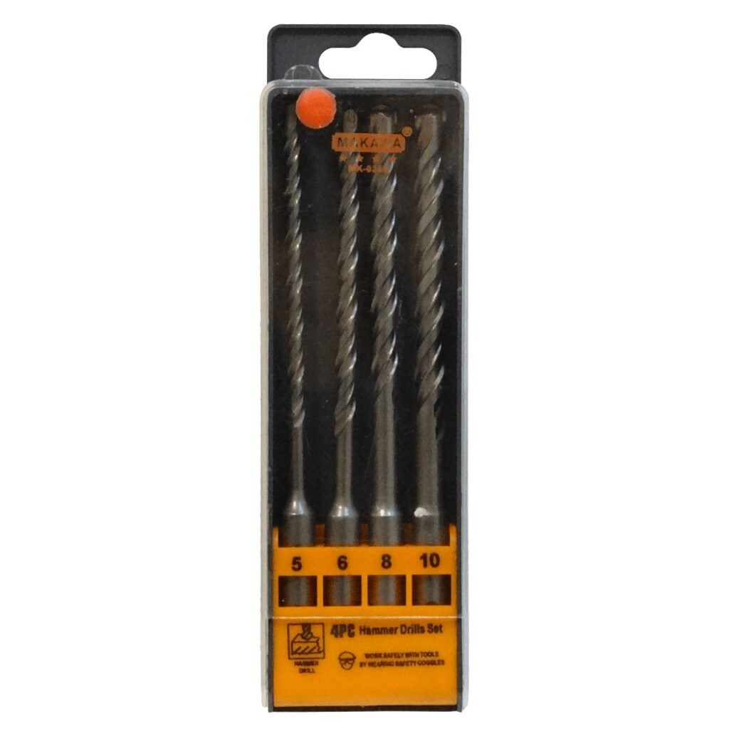 BROCAS-ROTOM - Brocas Rotomartillo 5-6-8-10mm x100mm Juego-4u. Concreto SDS sim-Hilti