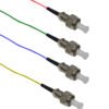 JF3T-4 - ST/UPC OM3 Multimodo 1,5mt 4-Unidades Pigtail 50/125um 0,9mm 150cm - Imagen 2