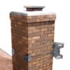 Kit Soporte para Chimenea Hasta 1-1/2-pulgadas Galvanizado - Imagen 2