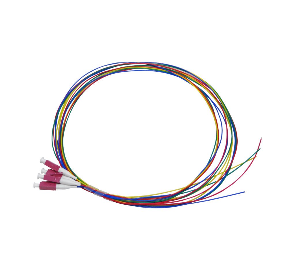 JF4L-4 - LC/UPC OM4 Multimodo 1,5mt 4-Unidades Pigtail 50/125um 0,9mm 150cm