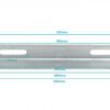 GTL00083 - 50x50x4x500mm Cruceta De Paso BT-AT para Poste - Imagen 2