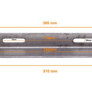 GTL00086 - 65x65x6x508mm Cruceta De Paso BT-AT para Poste