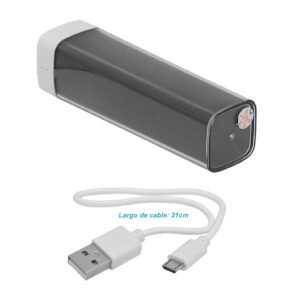 BATERIA-USB - BancoBateria 5V 2000mAh USB Blanca Li-ion requiere-5V A-H A-H