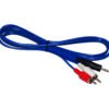 3,5mm-M 2-RCA-M 1,5mt Macho-Macho Cable Audio Plug-RCA Phone-1/8 - Imagen 2