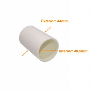 PVC40-CP - LINKCHIP 40mm Copla PVC para Tubo Blanco