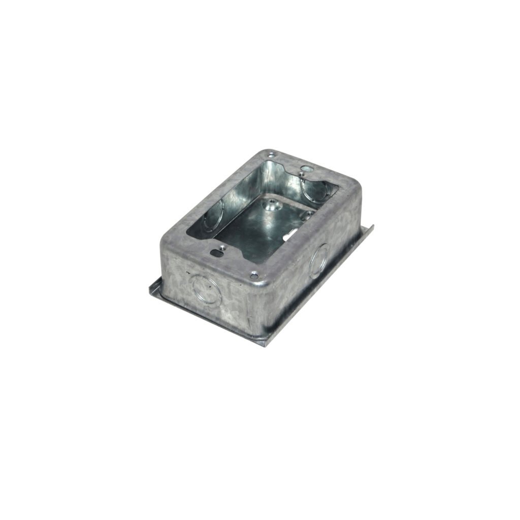 FPCWM-2 - Caja-75x116mm Zincada 5/8 Chuqui Metalica Base-82x125mm