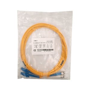 JFSET3 - 3mt E2000/UPC-ST/UPC MonoModo SM Duplex Jumper Cable Fibra 3.0mm 9/125