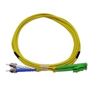 JFSDT3 - 3mt E2000/APC-ST/UPC MonoModo SM Duplex Jumper Cable Fibra 3.0mm 9/125