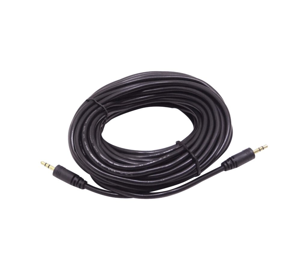 Negro 3,5mm-MM Macho-Macho 10mt Cable Audio Plug-Plug Phone-1/8