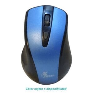 XTM-315 - XTECH Mouse USB inalambrico inc-2xAAA 2,4GHz 4-botones Azul o Gris