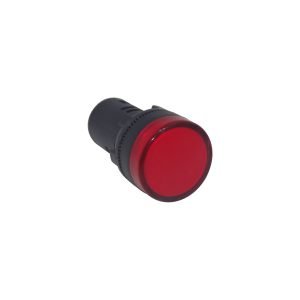 PILOTO-LED-R - Rojo Luz Piloto LED 220VAC 20mm-diametro 28mm-cabeza 51mm-altura