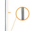 POSTEC-6M - Poste Conico 6mt 3mm Base-260x260x12mm no-inc-Canastillo Cono-140/60mm - Imagen 2