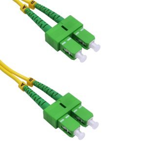 JFSAA1 - 1mt SC/APC-SC/APC MonoModo SM Duplex Jumper Cable Fibra 9/125um LSZH